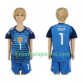 Duitsland Neuer 1 Doelman Kind Thuis Tenue WK voetbal 2018